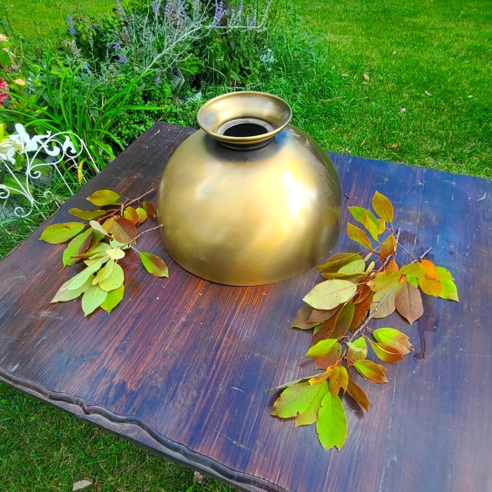 Brass lampshade